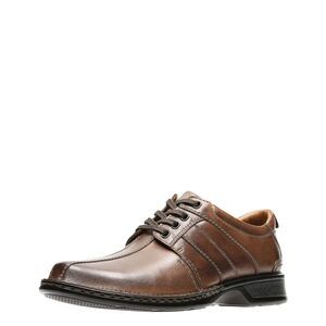 Clarks Collection Men's Touareg Vibe Oxford, Brown Leather, 8 Wide US